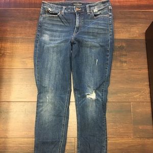 Lucky Brand Bridgette Skinny Ripped Jeans